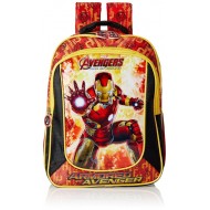 Iron Man Red and Black School Bag - 14 Inch